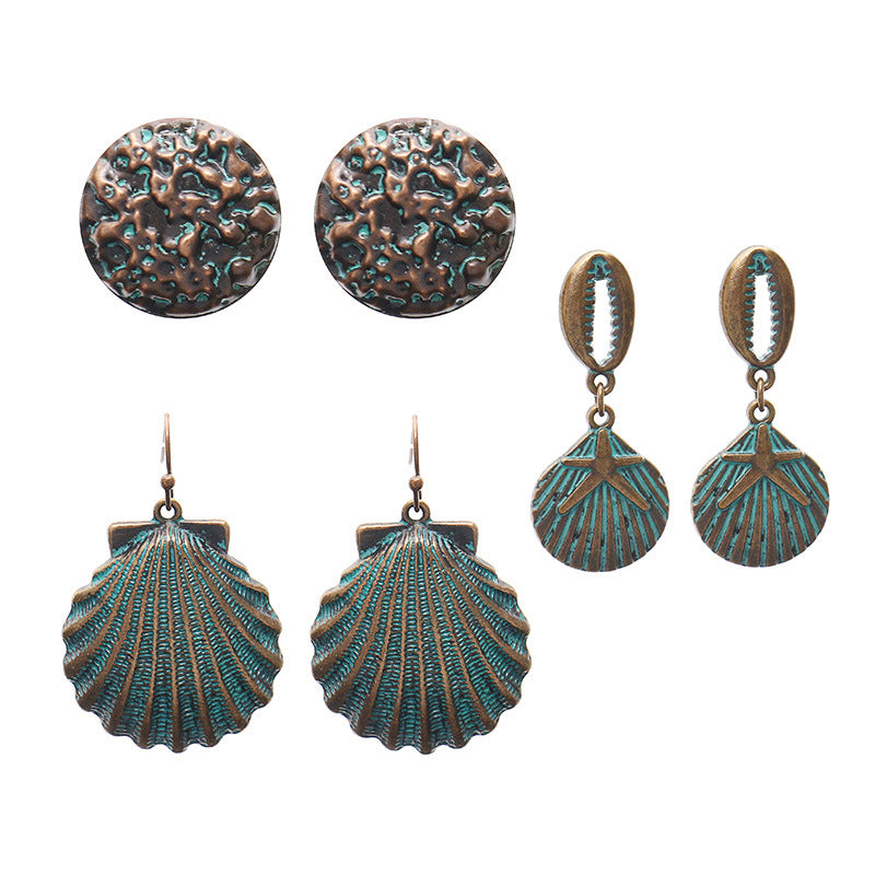 Wholesale Multi-piece Set Boho Tassel Flower Earrings